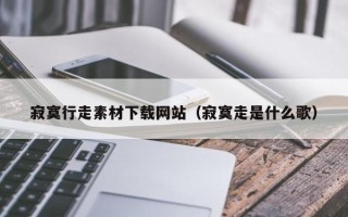 济源寂寞行走素材下载网站（寂寞走是什么歌）